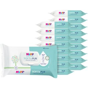 Hipp Soft & Pur Servetele umede pentru nou-nascuti si copii 18x48 buc-Țena