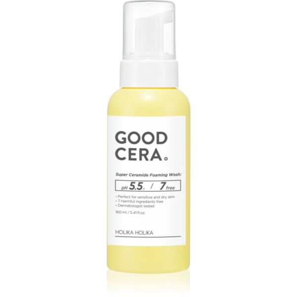 Holika Holika Good Cera spuma exfolianta pentru curatare cu ceramide 160 ml-ro