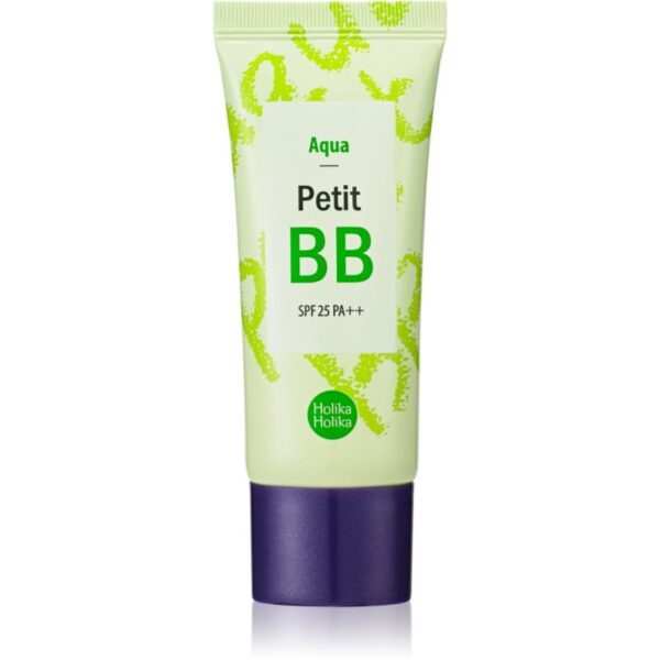 Holika Holika Petit BB Aqua cremă BB nuanțatoare pentru piele sensibilă și intolerantă SPF 25 30 ml-ro