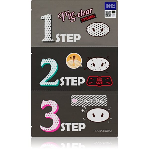 Holika Holika Pig Nose Strong patch-uri de curatare a prilor de pe nas 1 buc-Țena