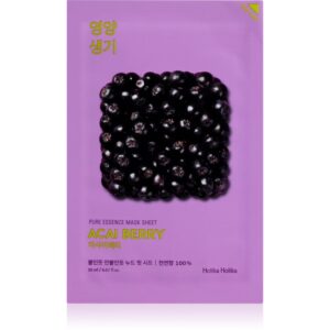 Holika Holika Pure Essence Acai Berry mască textilă exfoliantă 23 ml-Țena