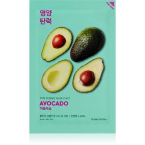 Holika Holika Pure Essence Avocado mască textilă calmantă 20 ml-Țena