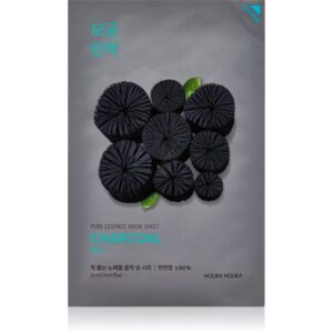 Holika Holika Pure Essence Charcoal mască textilă purificatoare
