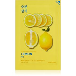 Holika Holika Pure Essence Lemon masca de celule cu efect balsamic si revigorant cu vitamina C 20 ml-Țena