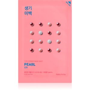 Holika Holika Pure Essence Pearl Masca de celule cu efect lucios 20 ml-Țena