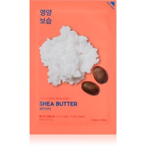 Holika Holika Pure Essence Shea Butter masca de celule cu efect hidrantant si hranitor 23 ml-Țena