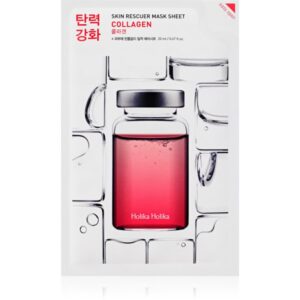 Holika Holika Skin Rescuer Collagen masca de celule cu efect de fermitate cu colagen 20 ml-Țena