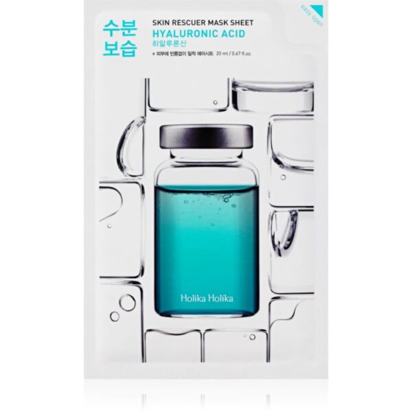 Holika Holika Skin Rescuer Hyaluronic Acid mască textilă hidratantă cu acid hialuronic 20 ml-ro