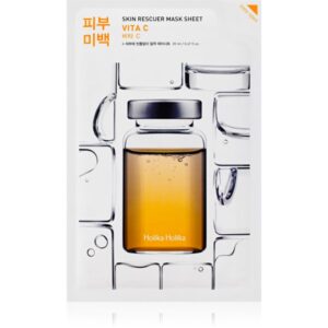 Holika Holika Skin Rescuer Vita C mască textilă iluminatoare cu vitamina C 20 ml-ro