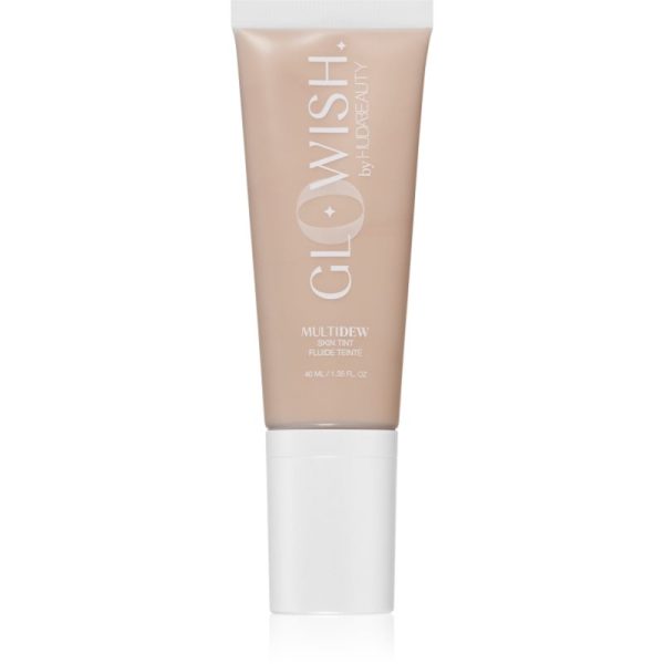 Huda Beauty Glo Wish Multidew make up hidratant pentru strălucirea și netezirea pielii culoare Light Medium 40 ml-ro