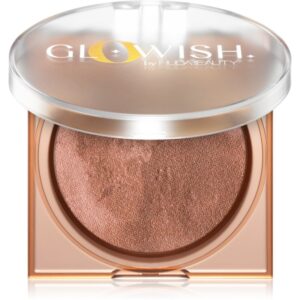 Huda Beauty Glo Wish Soft Radiance Mini pudra compacta pentru bronzat culoare 04 - Deep Tan 3 g-ro