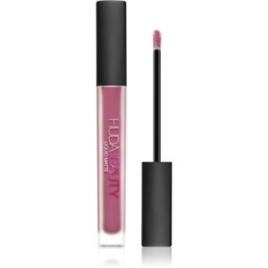 Huda Beauty Liquid Matte Lipstick Ultra-Comfort ruj cu persistenta indelungata cu efect matifiant culoare Muse 4