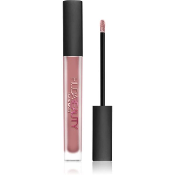 Huda Beauty Liquid Matte Lipstick Ultra-Comfort ruj cu persistenta indelungata cu efect matifiant culoare Sweet Talker 4
