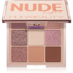 Huda Beauty Nude Obsessions paletă cu farduri de ochi culoare Nude Light 34 g-ro