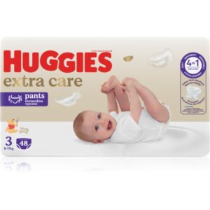 Huggies Extra Care Pants Size 3 scutece de unică folosință tip chiloțel 6 - 11 kg 48 buc-ro
