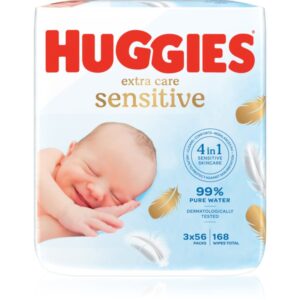 Huggies Extra Care Triplo șervețele umede pentru copii 3x56 buc-ro