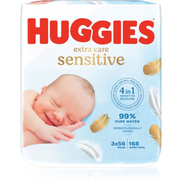Huggies Extra Care Triplo șervețele umede pentru copii 3x56 buc-ro