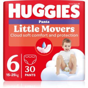 Huggies Little Movers Pants scutece de unică folosință tip chiloțel 15-25 kg 30 buc-Țena