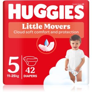 Huggies Little Movers Ultra Comfort scutece de unică folosință Jumbo 11-25 kg 42 buc-Țena