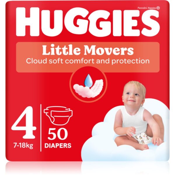 Huggies Little Movers Ultra Comfort scutece de unică folosință Jumbo 7-18 kg 50 g-Țena