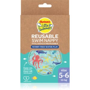 Huggies Little Swimmers Reusable 5/6 scutece lavabile tip slip de înot 13 kg+ 1 kg-ro