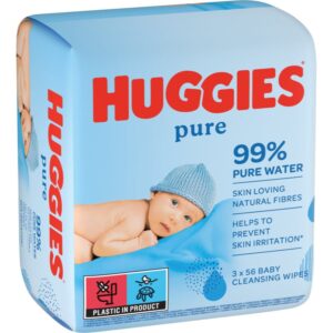 Huggies Pure servetele pentru curatare 3x56 buc-ro