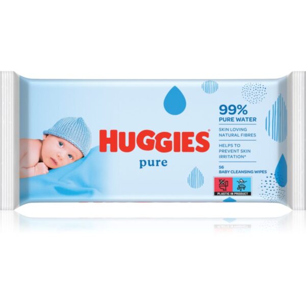 Huggies Pure servetele pentru curatare pentru nou-nascuti si copii 56 buc-ro