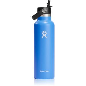 Hydro Flask Standard Mouth Straw Cap sticlă termos culoare Blue 621 ml-Țena
