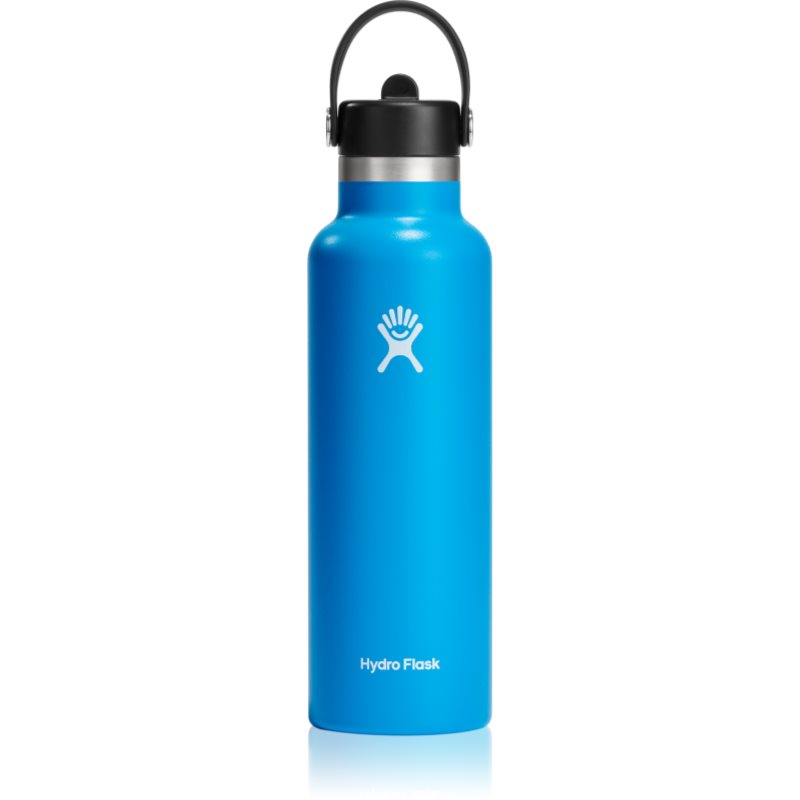 Hydro Flask Standard Mouth Straw Cap sticlă termos culoare Blue 621 ml-ro