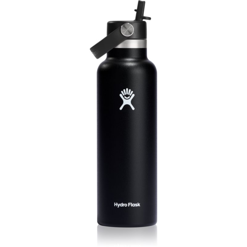 Hydro Flask Standard Mouth Straw Cap sticlă termos culoare Černá 621 ml-ro