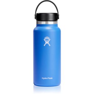 Hydro Flask Wide Mouth Flex Cap sticlă termos culoare Blue 946 ml-Țena