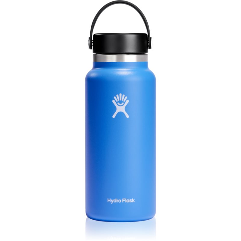 Hydro Flask Wide Mouth Flex Cap sticlă termos culoare Blue 946 ml-Țena