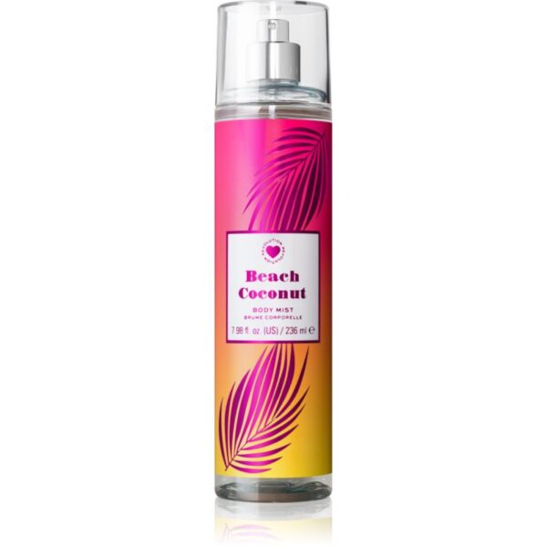 I Heart Revolution Body Mist Beach Coconut spray de corp parfumat pentru femei 236 ml-Țena