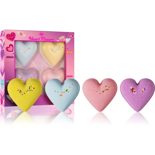 I Heart Revolution Fizzer Kit Hearts set cadou pentru baie pentru femei 1 buc-ro