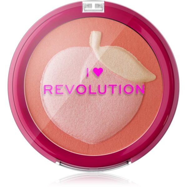 I Heart Revolution Fruity Peach fard de obraz compact culoare Peach 9.2 g-ro