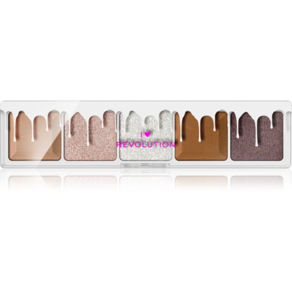 I Heart Revolution Mini Chocolate Palette paletă cu farduri de ochi culoare White Vanilla Cream 5