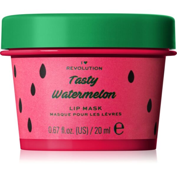 I Heart Revolution Tasty Watermelon mască hidratantă pentru buze 20 ml-Țena