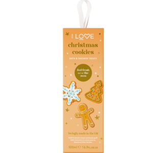 I Love Bathtime Treats Christmas Cookies set cadou in dus-ro