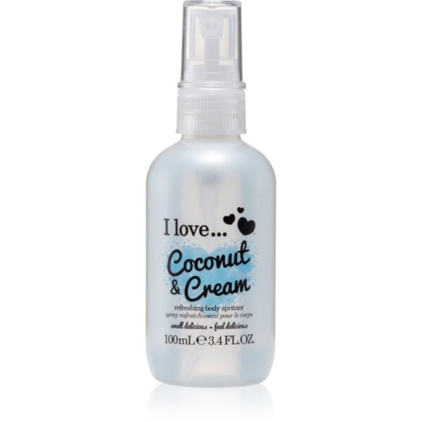 I Love Coconut & Cream spray de corp racoritor 100 ml-ro