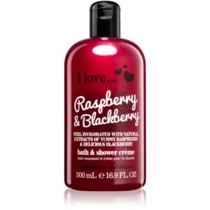 I Love Raspberry & Blackberry cremă de duș și baie 500 ml-ro