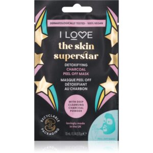I Love Skin Superstar mască activă și detoxifiantă cu carbon activ 10 ml-ro