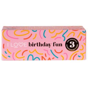 I Love Special Moments Birthday Fun set cadou pentru baie 3x150 g-ro