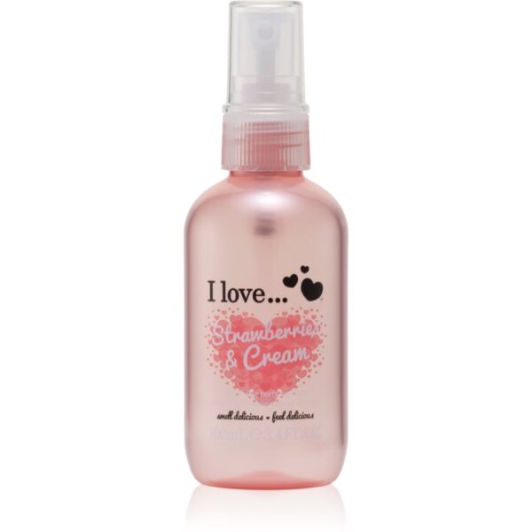 I Love Strawberries & Cream spray de corp racoritor 100 ml-ro