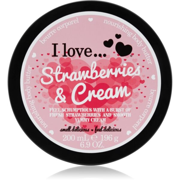 I Love Strawberries & Cream unt pentru corp 200 ml-ro