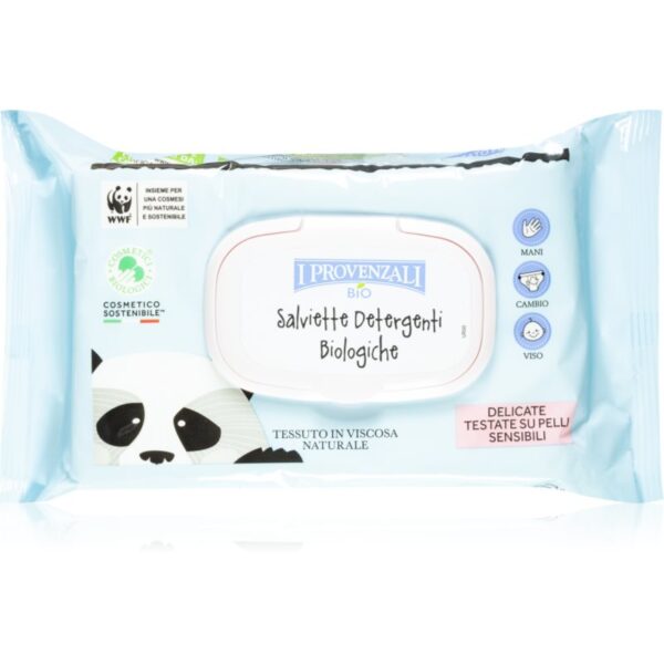 I Provenzali BIO Baby Wet Wipes Servetele umede pentru nou-nascuti si copii 64 buc-ro