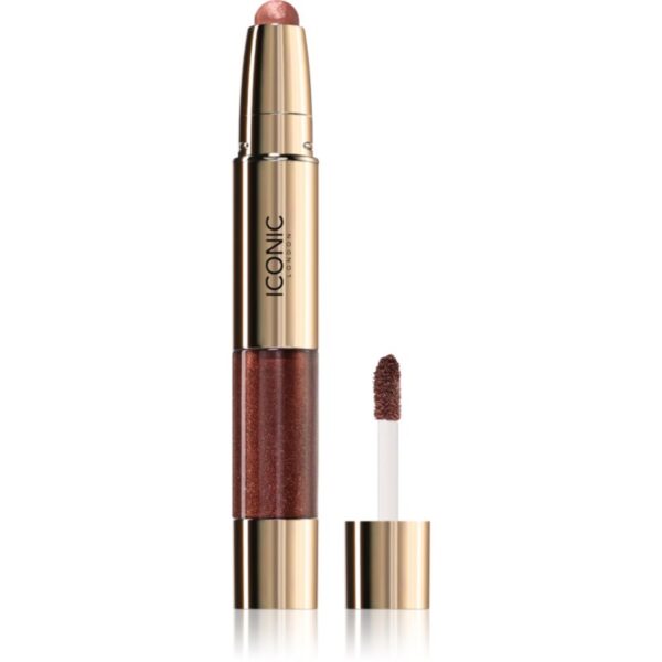 ICONIC London Glaze Crayon umbre de pleoape cu sclipici culoare Desert Rose 5.14 g-ro
