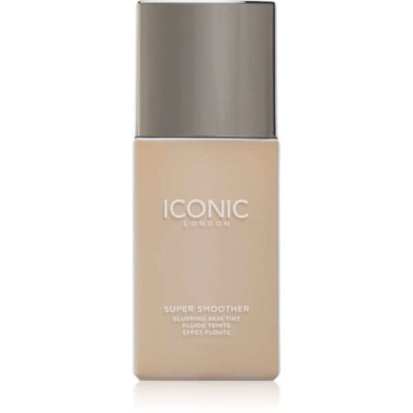 ICONIC London Super Smoother Blurring Skin Tint machiaj ușor de hidratare culoare Neutral Light 30 ml-Țena