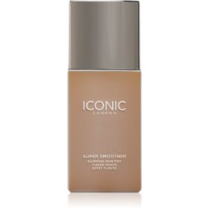 ICONIC London Super Smoother Blurring Skin Tint machiaj ușor de hidratare culoare Warm Tan 30 ml-Țena