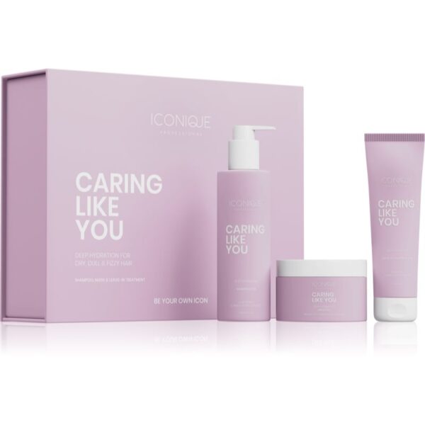 ICONIQUE Professional CARING LIKE YOU Deep Hydration Set set pentru păr uscat și deteriorat-ro