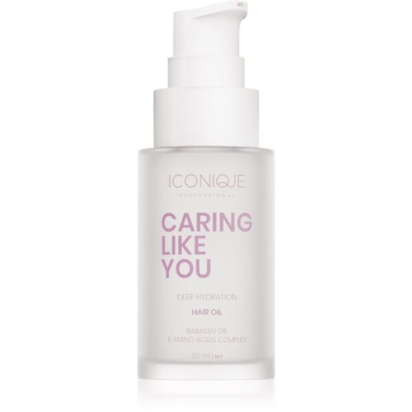 ICONIQUE Professional CARING LIKE YOU Deep Hydration ulei hidratant pentru păr uscat și deteriorat 30 ml-Țena